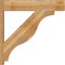 Ekena Millwork Funston Block Rough Sawn Outlooker, Western Red Cedar, 8"W x 38"D x 38"H OUT08X38X38FST05RWR - alternate 4